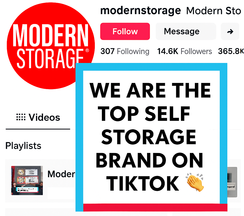 Modern Storage® Becomes the Top Self Storage Brand on TikTok